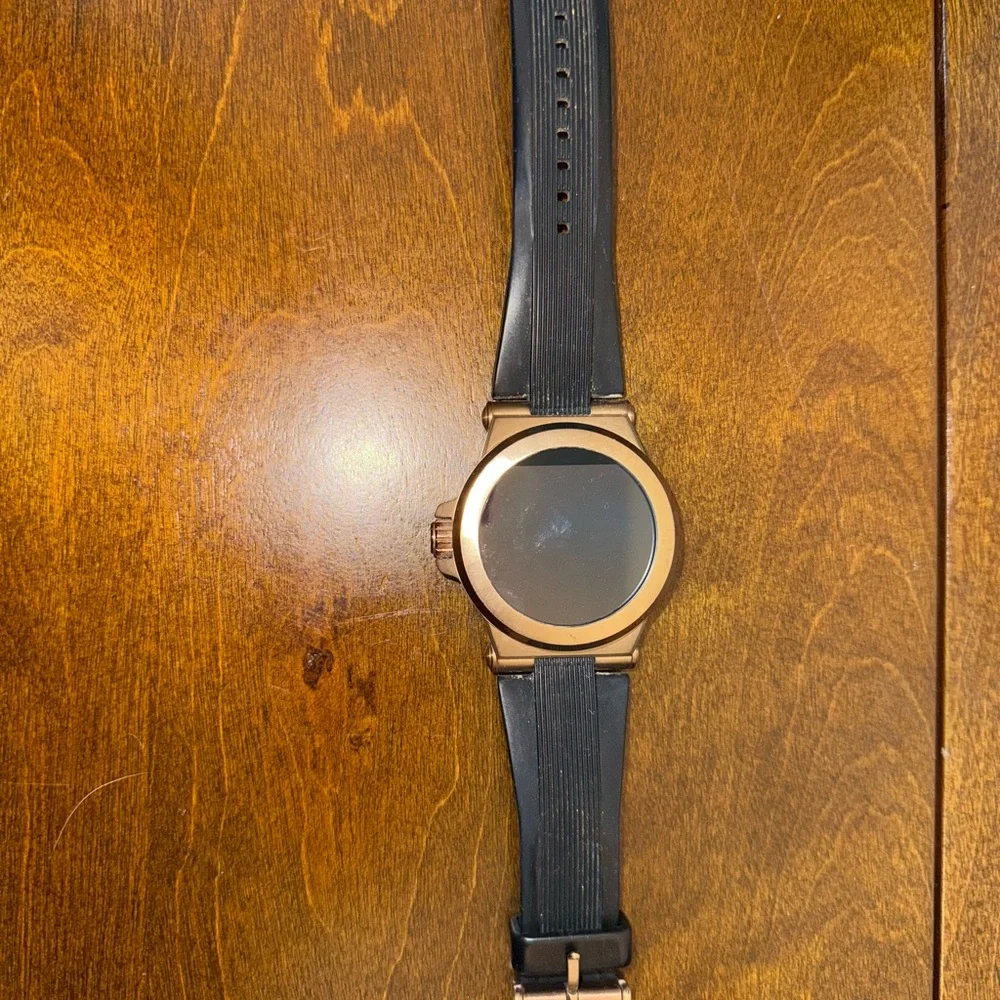 Michael Kors Black and Gold Smartwatch